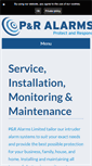 Mobile Screenshot of pr-alarms.co.uk
